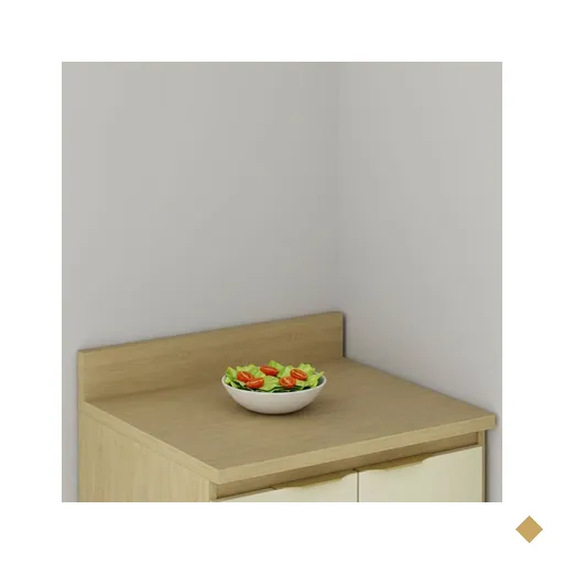 Tampo para Balcão 60 Cm Nanda Nature - Tecno Mobili