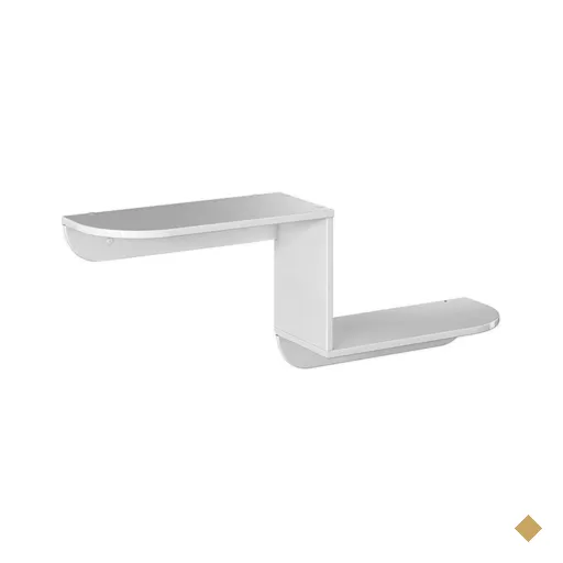 Prateleira Quarto Solteiro Infantil Z Branco - Peroba