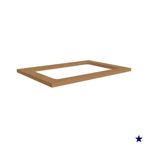 Tampo de Cozinha Modulado p/ Balcão Cooktop E608 80cm Canela - Kappesberg