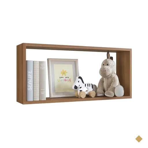 Nicho Infantil Organizador Multiuso Grande Retangular Mel MDP Brinquedos…