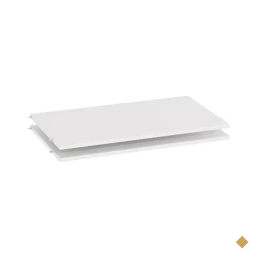 Kit 2 Prateleiras Soltas Kappesberg Adapt Branco