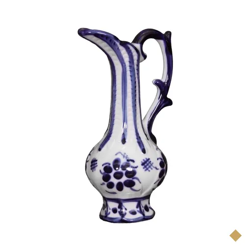 Ânfora de Porcelana Feita e Pintada a mão - Monte Sião