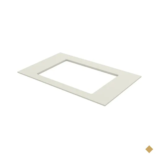 Tampo para Balcão Cooktop 80 Cm Fineze 100% Mdf Areia Hp - Henn