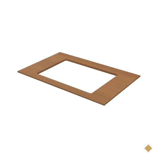 Tampo para Balcão Cooktop 80 Cm Fineze 100% Mdf Cinamomo - Henn