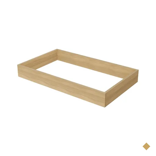 Módulo Cozinha Nesher Rainha Kit de Rodapé Multilinha 80x47x10cm Nature -…