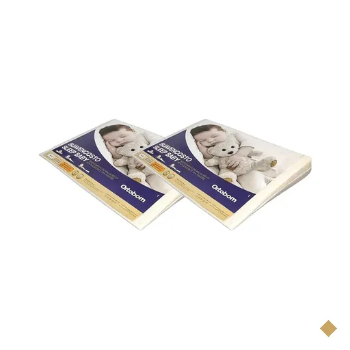 Travesseiro Infantil Rampa Anti Refluxo Sleep Baby Kit c/ 2 Un (40x70) - Ortobom