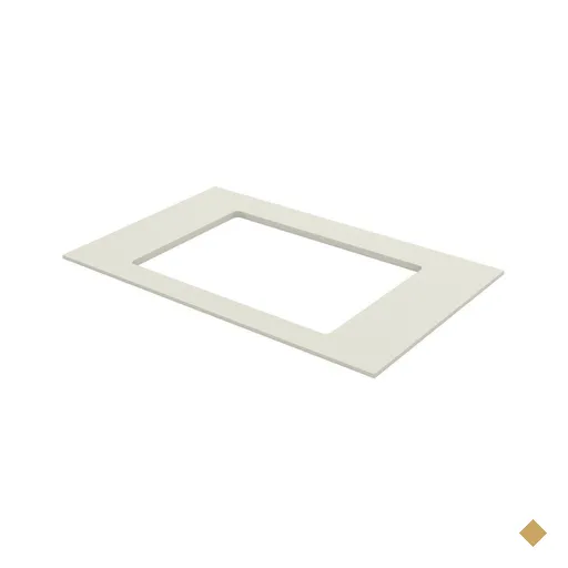 Tampo p/ Balcão Cozinha Henn Fineze Cooktop 80cm Areia