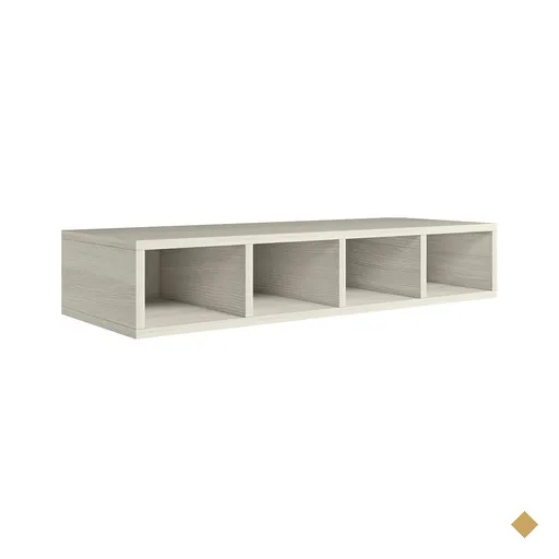 Aereo Nicho Garrafeiro MDF 80 cm Kali 16683 Bianco Toq Nicioli