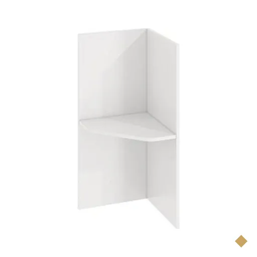 Prateleira com Painel para Cabeceira Kappesberg Adapt Branco