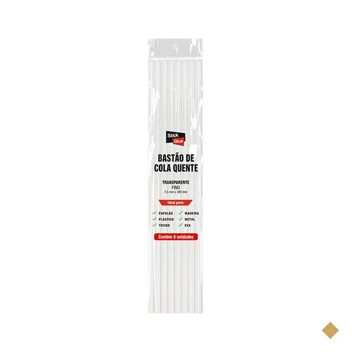 Refil de cola fina 7x300 c/8 Stick Glue PT 1 UN