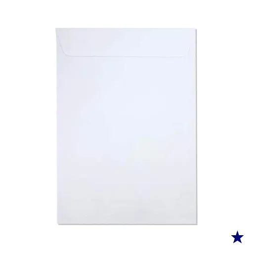 Envelope saco kraft branco 75gr 162x229 br-23 140 Romitec CX 100 UN
