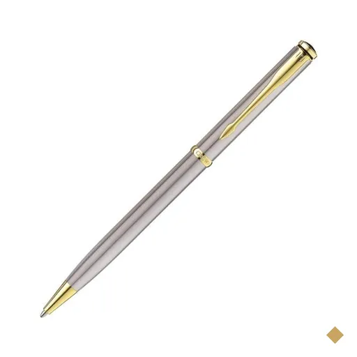 Caneta de luxo esferográfica, Sigma, Prata, tinta azul, DI10068S, Crown CX 1 UN