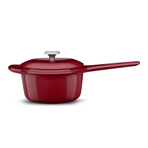 Panela Molheira em Ferro Fundido Esmaltado com 20cm Expert Vermelha - Electrolux