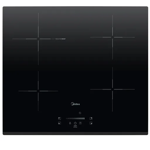 Cooktop de Indução Midea Even Pro com 04 Bocas, 09 Níveis de Potência Preto…