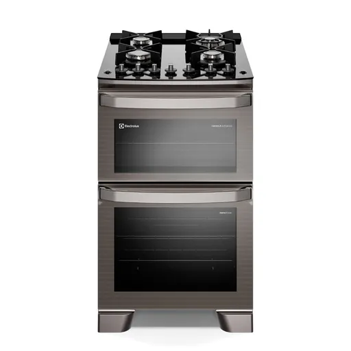 Fogão de Piso Electrolux de 04 Bocas Experience com Duplo Forno e Mesa de…