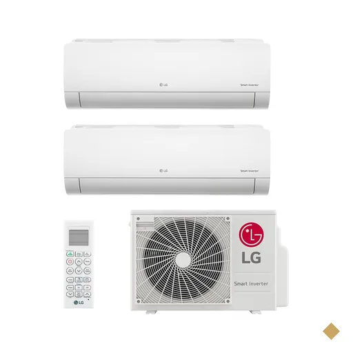 Ar Condicionado Multi Split Inverter LG 18.000 BTUs (2 Evap 9.000) Quente/Frio…