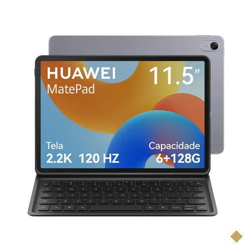 Tablet Huawei MatePad, 128GB, 6GB RAM, Tela 11.5", Wifi 6, Câmera Traseira…