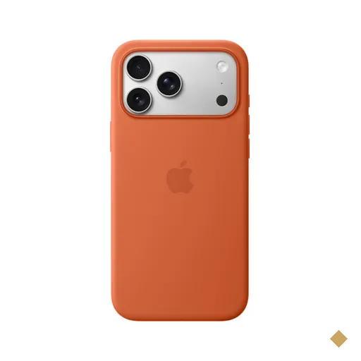 Capa para iPhone 17 Pro Max com MagSafe de Silicone Terracota - Apple