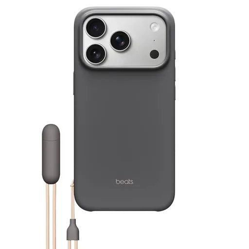 Capa com Suporte e MagSafe para iPhone 17 Pro da Beats Cinza-granito - Apple