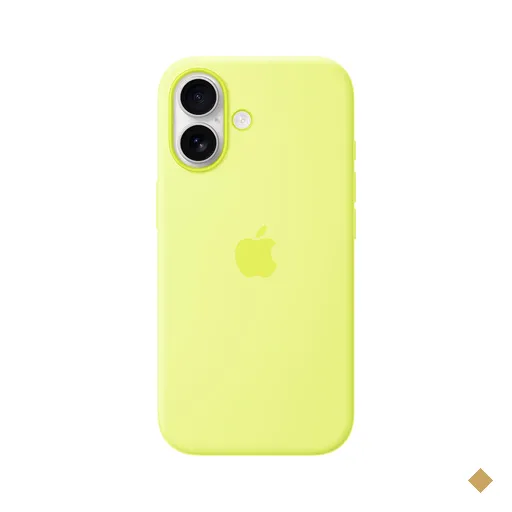 Capa para iPhone 17 de Silicone com MagSafe Amarelo-néon