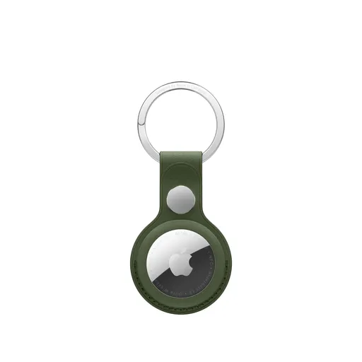 Chaveiro em Tecido FineWoven para AirTag Musgo - Apple
