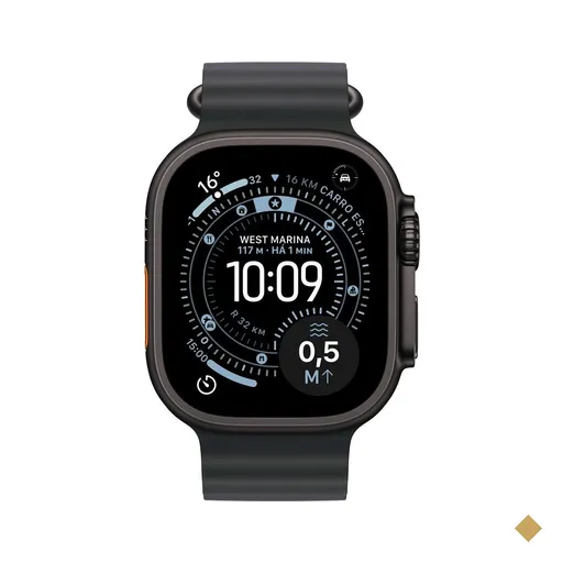 Apple Watch Ultra 3 (GPS + Cellular 49mm) Caixa Preta de Titânio com Pulseira…