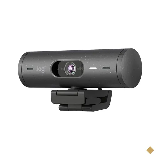 Webcam FullHD Logitech Brio 500 com Redução de Ruídos, Proteção de…