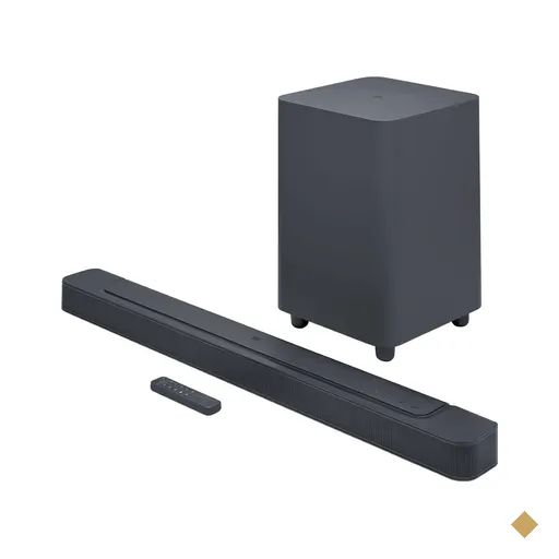 Soundbar JBL BAR500 5.1 Canais Multibeam Dolby Atmos DTSX 295W e Wi-Fi, Alexa e…