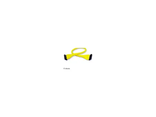 Cabo FDD AKASA Round Cable Floppy 45cm (Amarelo)