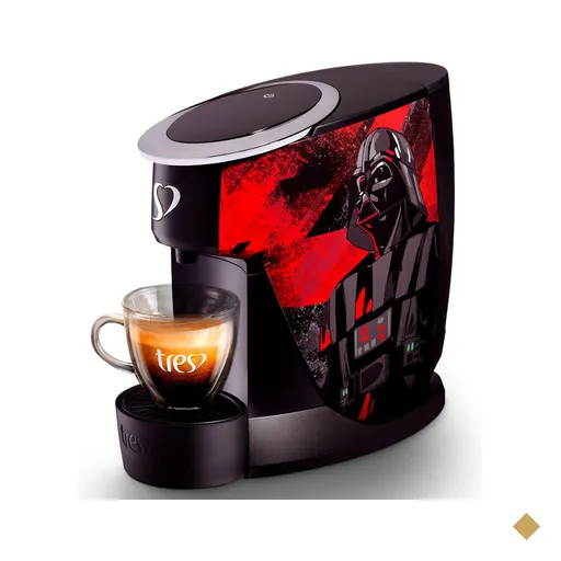 Cafeteira Espresso Touch STAR WARS Preta Automática - TRES 3 Corações
